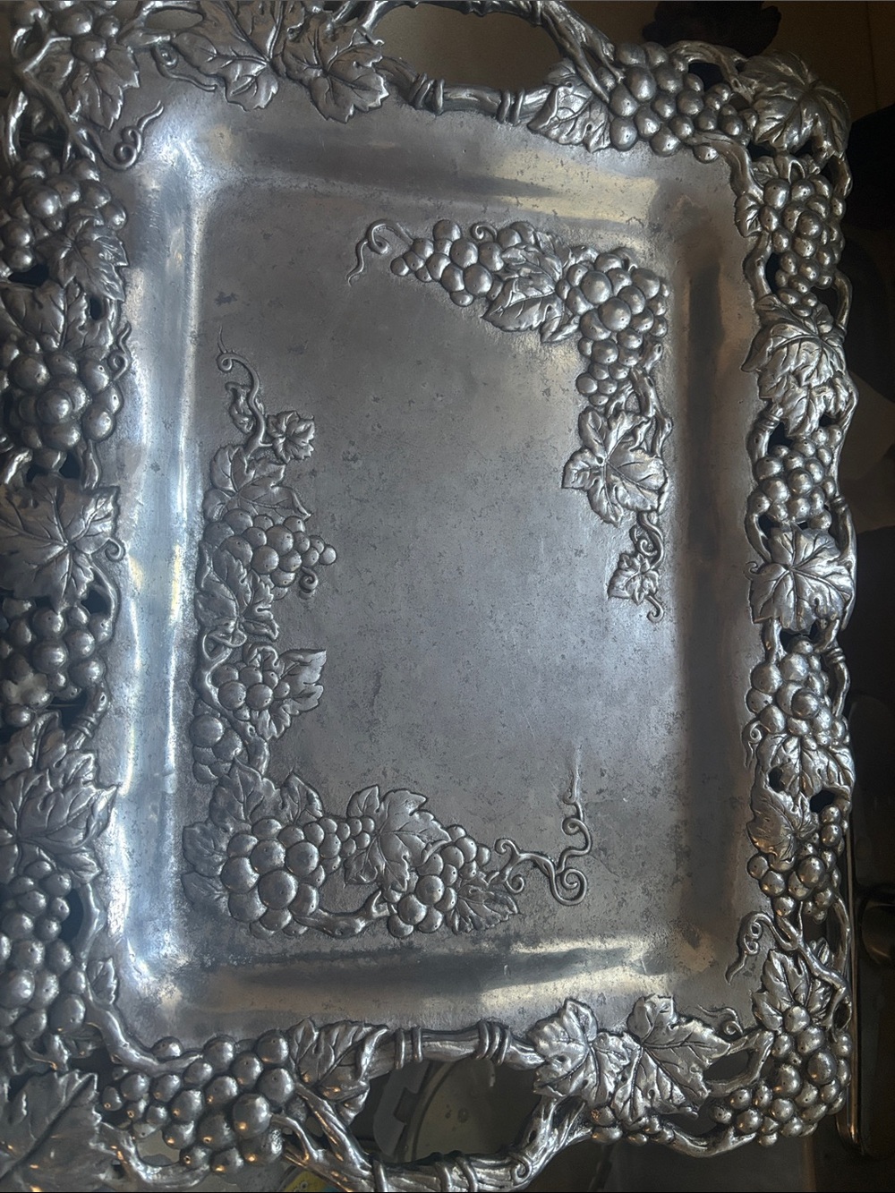 Arthur Court Grape Clutch Tray